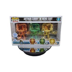 Funko POP! Heroes Arthur Curry In Hero Suit 3-Pack DC Aquaman Vinyl Figures Limi